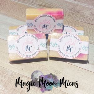 magic moon micas mica powder pigment colorant mica glitter chrome soap wax melts lip balms