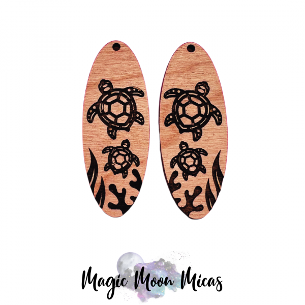 Mica Powder Pigment Colorant Magic Moon Micas chameleon glitter glow engraved wood earrings