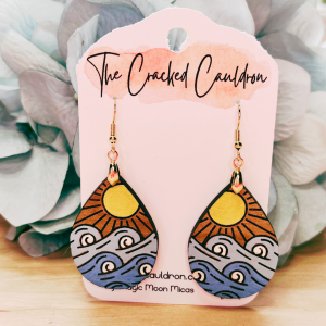 Mica Powder Pigment Colorant Magic Moon Micas chameleon glitter glow engraved wood earrings