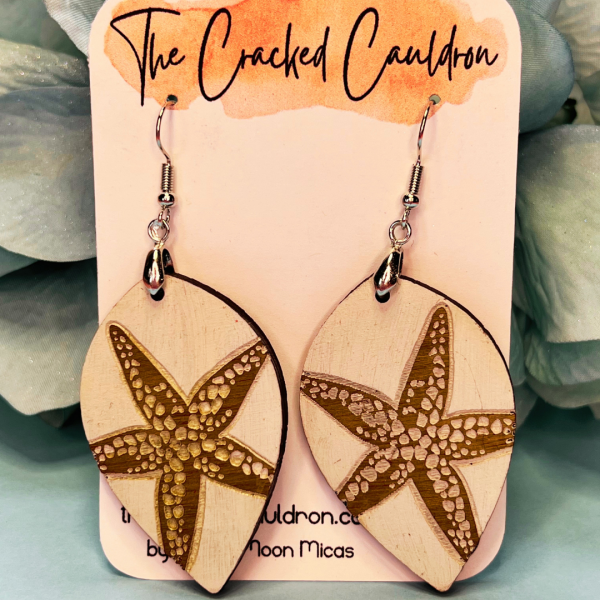 Mica Powder Pigment Colorant Magic Moon Micas chameleon glitter glow engraved wood earrings