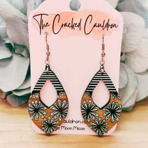 Mica Powder Pigment Colorant Magic Moon Micas chameleon glitter glow engraved wood earrings