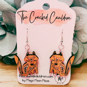 Mica Powder Pigment Colorant Magic Moon Micas chameleon glitter glow engraved wood earrings
