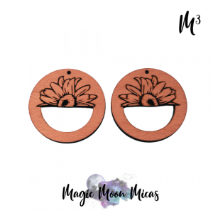 Mica Powder Pigment Colorant Magic Moon Micas chameleon glitter glow engraved wood earrings
