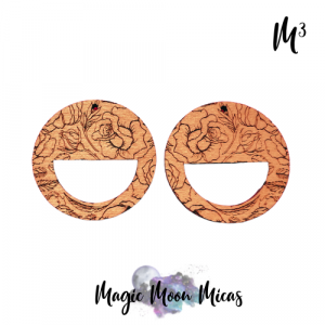 Mica Powder Pigment Colorant Magic Moon Micas chameleon glitter glow engraved wood earrings