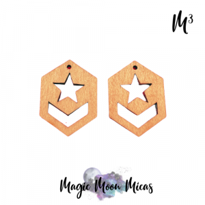 Mica Powder Pigment Colorant Magic Moon Micas chameleon glitter glow engraved wood earrings