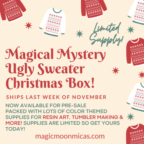 magic moon micas pigments colorants glitter magical mystery ugly sweater box 2022 colorants